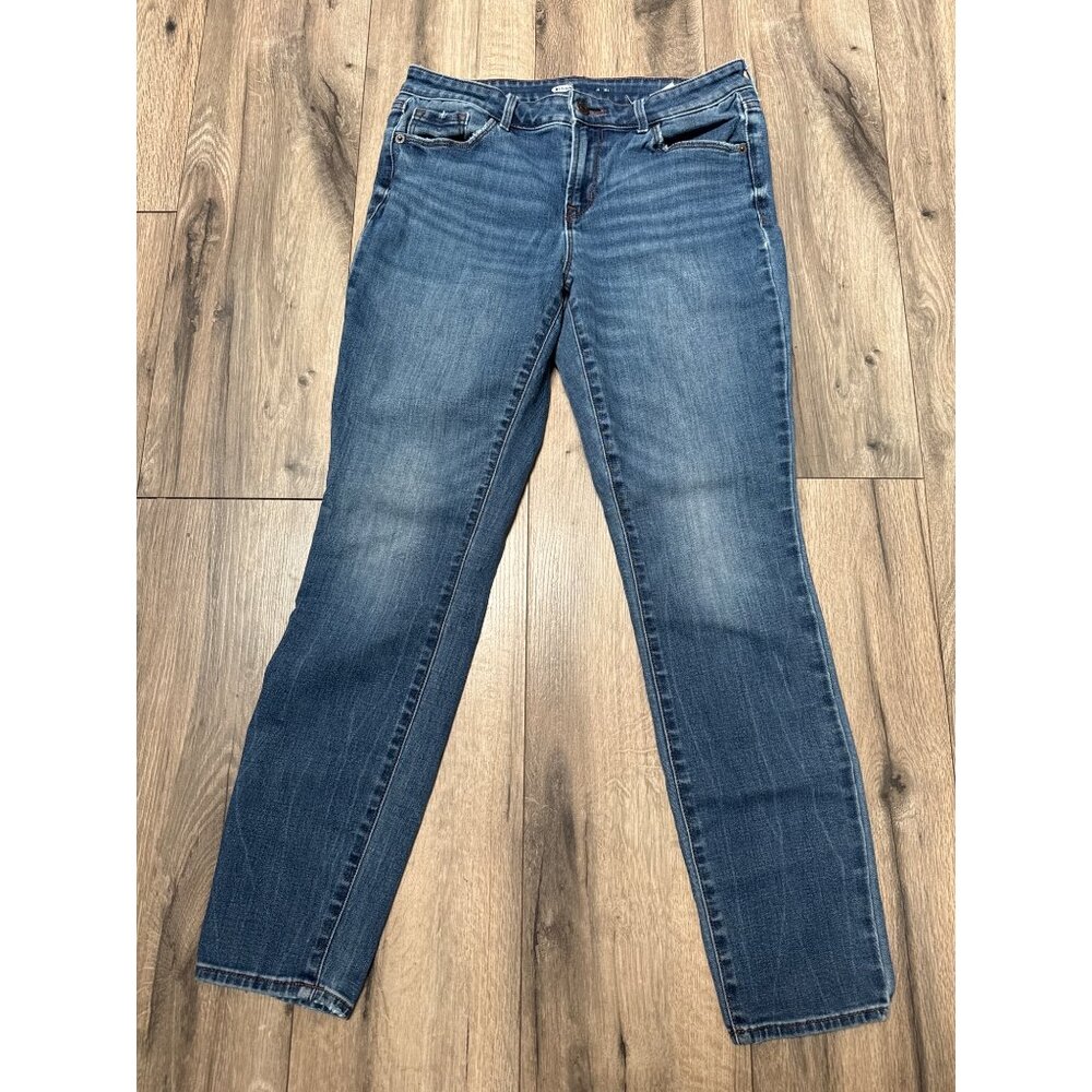 Old Navy Womens Skinny Mid-Rise Blue Jeans Size 8